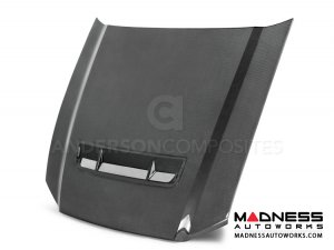 Ford Mustang Shelby GT500 GT Style Hood by Anderson Composites - Carbon Fiber 